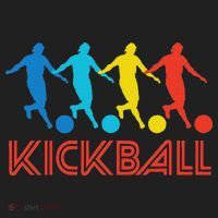 Kickball Player Retro Pop Art Kickball Graphic Women's Sweatshirt thumb 2