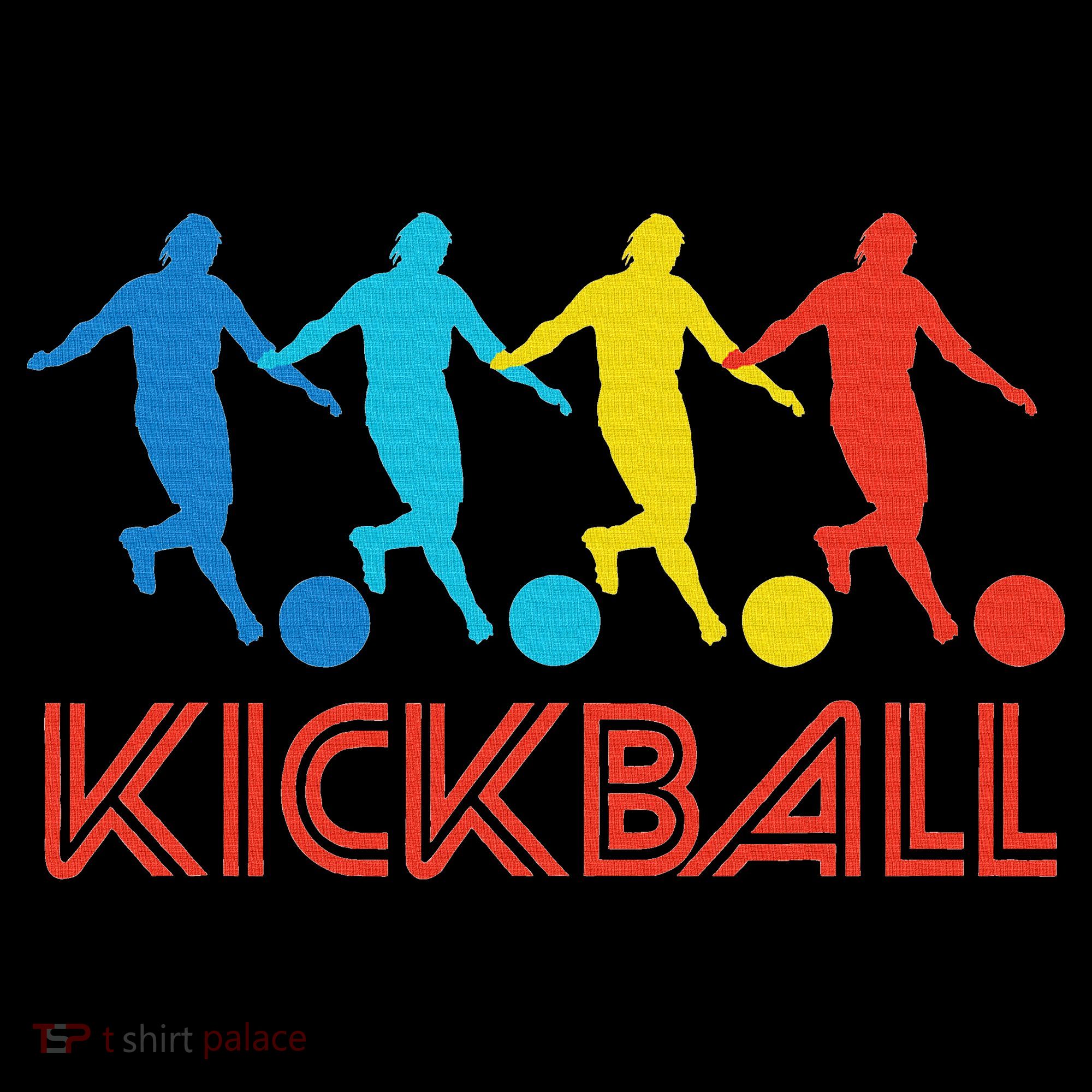 Kickball Player Retro Pop Art Kickball Graphic Sweatshirt