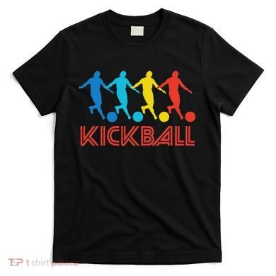 Kickball Player Retro Pop Art Kickball Graphic T-Shirt