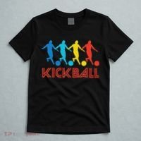 Kickball Player Retro Pop Art Kickball Graphic T-Shirt thumb 5
