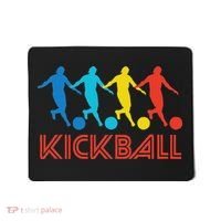 Kickball Player Retro Pop Art Kickball Graphic Mousepad thumb 0