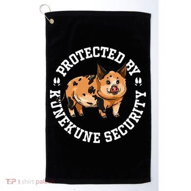 Kunekune Pig Security  Golf Towel