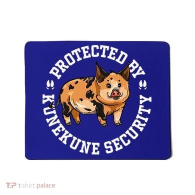 Kunekune Pig Security  Mousepad