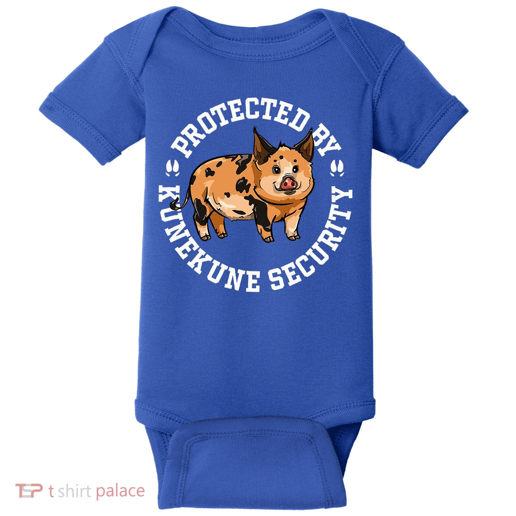 Kunekune Pig Security  Baby Bodysuit