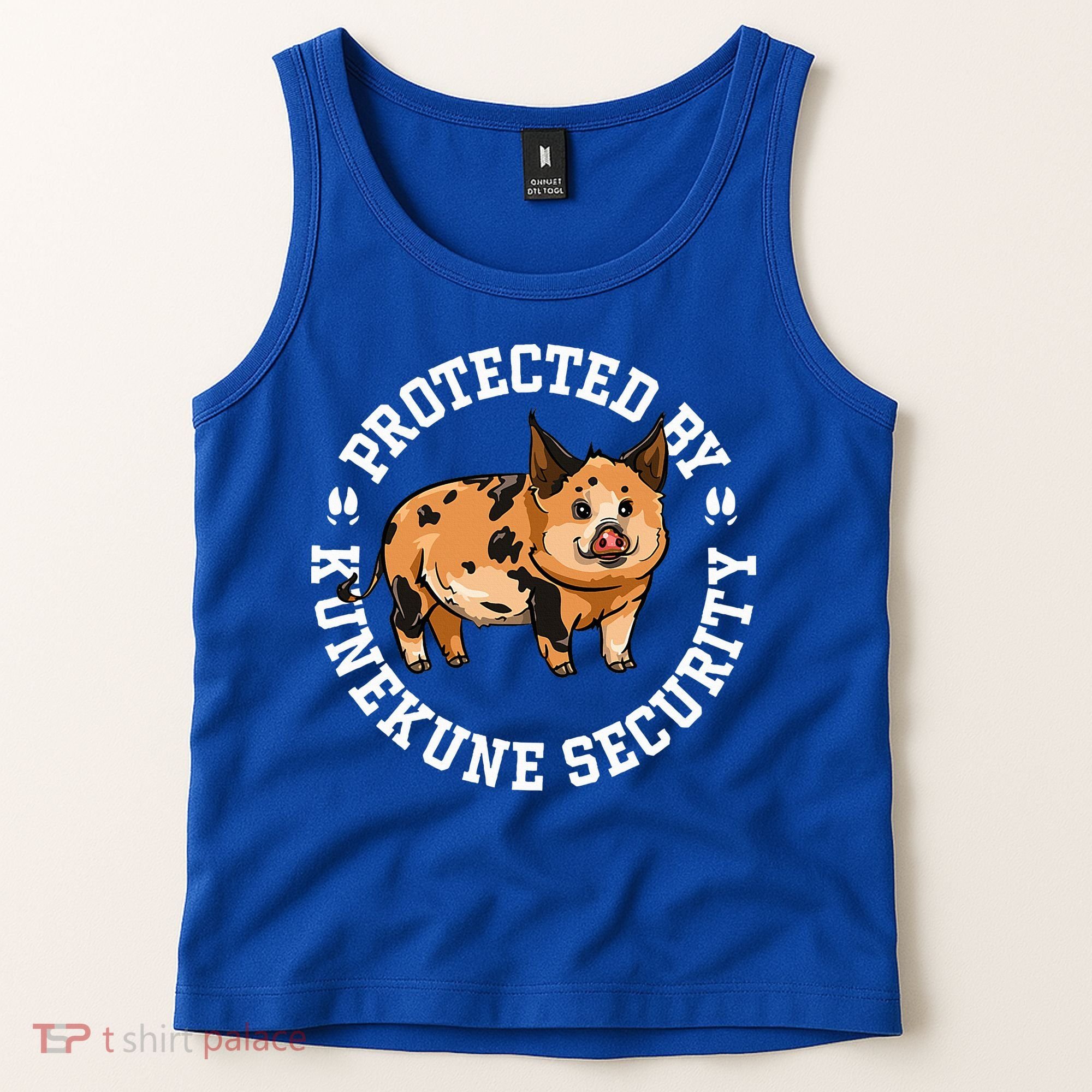 Kunekune Pig Security  Tank Top