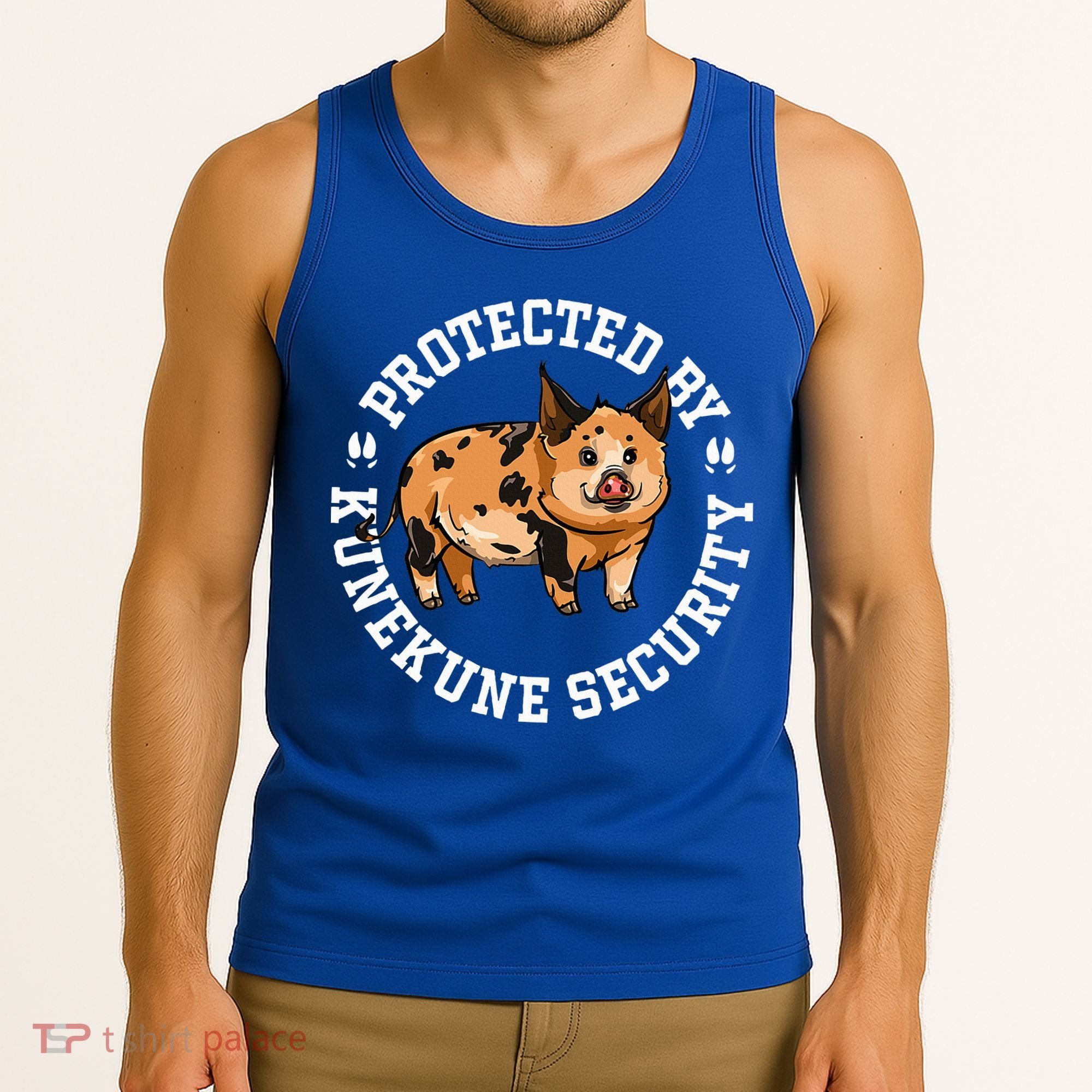 Kunekune Pig Security  Tank Top