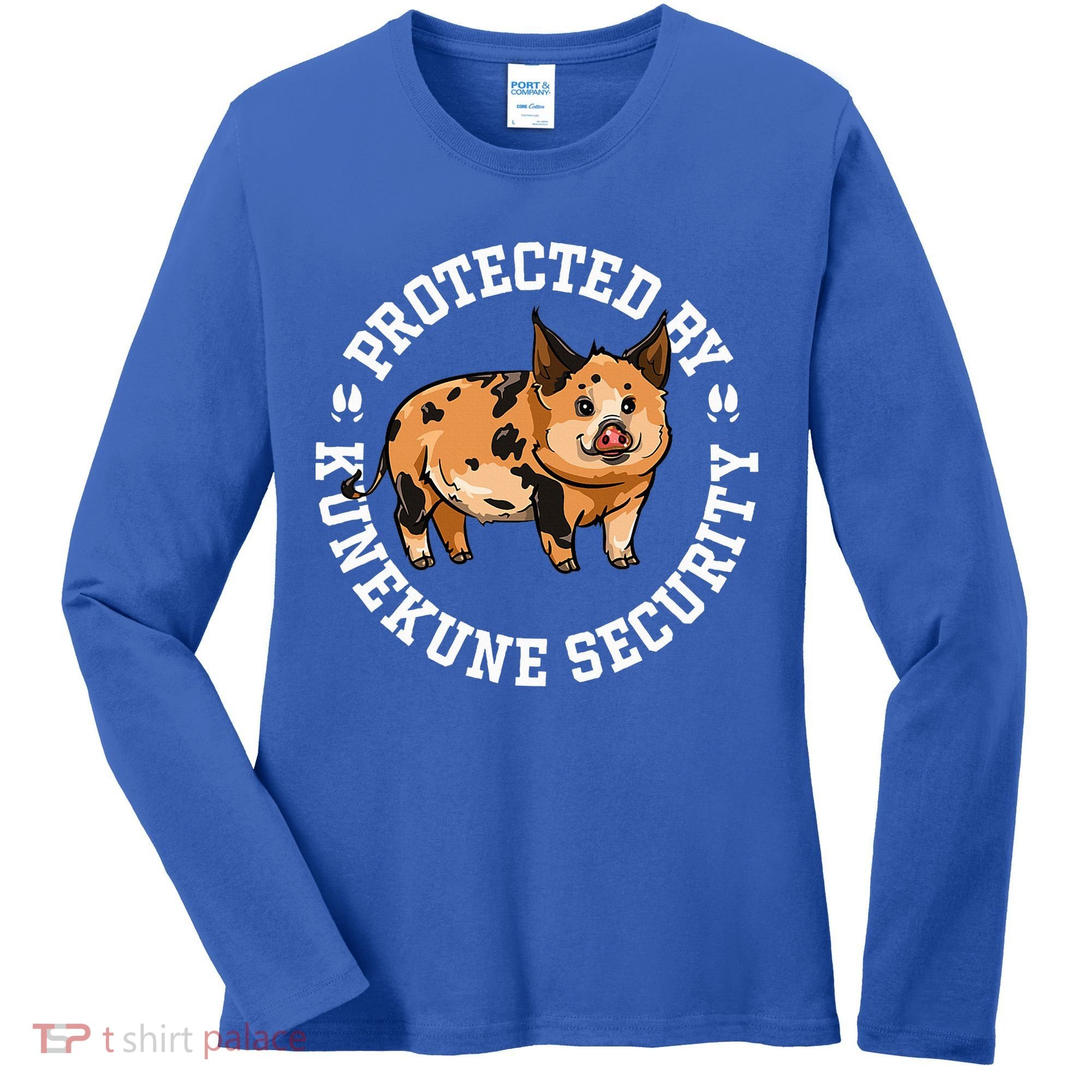 Kunekune Pig Security  Women's Long Sleeve Shirt