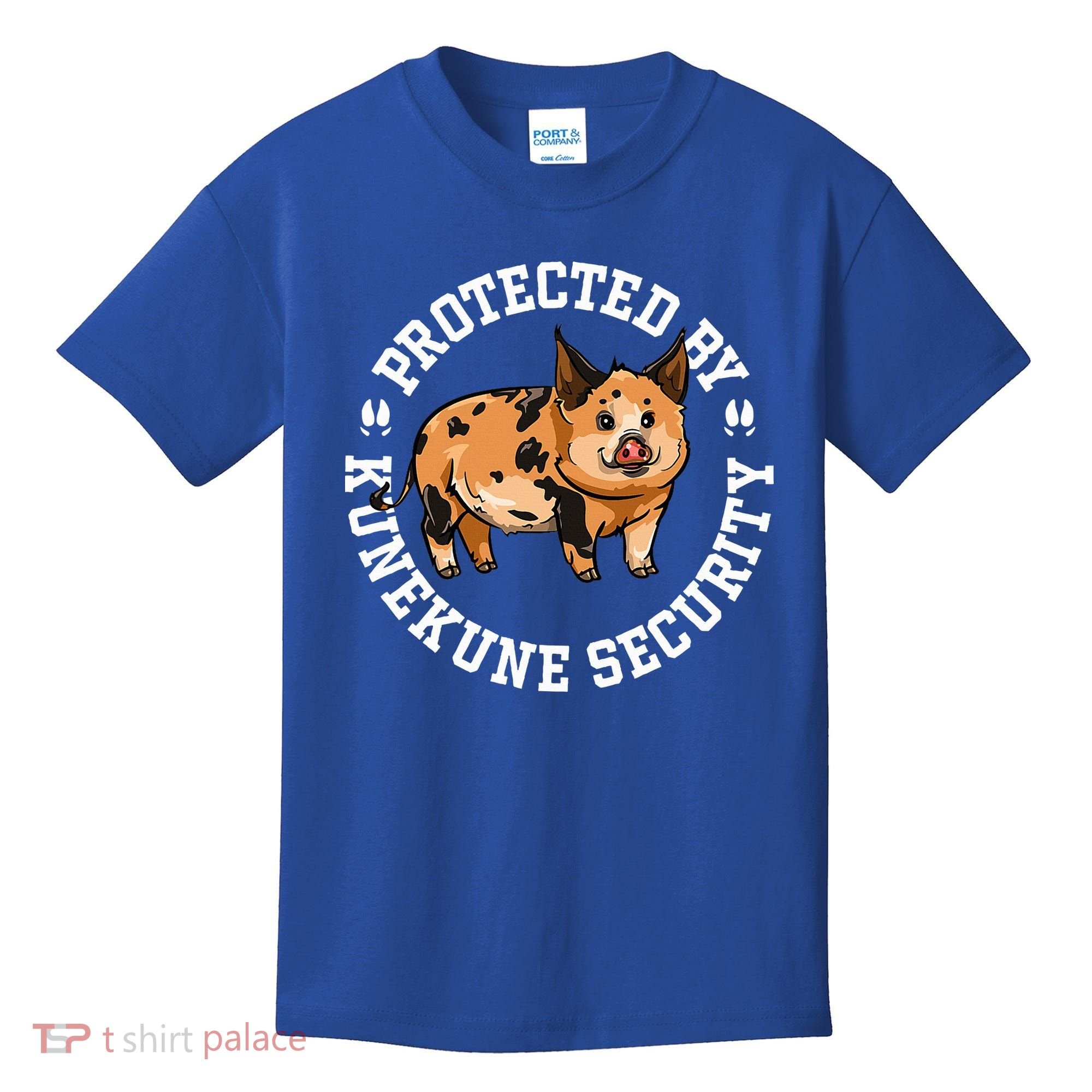 Kunekune Pig Security  Kids T-Shirt