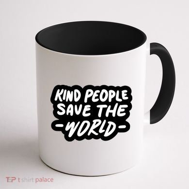 Kind People Save The World Coffee Mug back