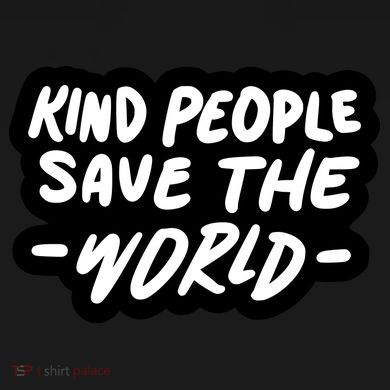 Kind People Save The World Women's Perfect Tri Tunic Long Sleeve Shirt
