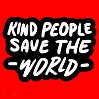 Kind People Save The World Apron thumb 3