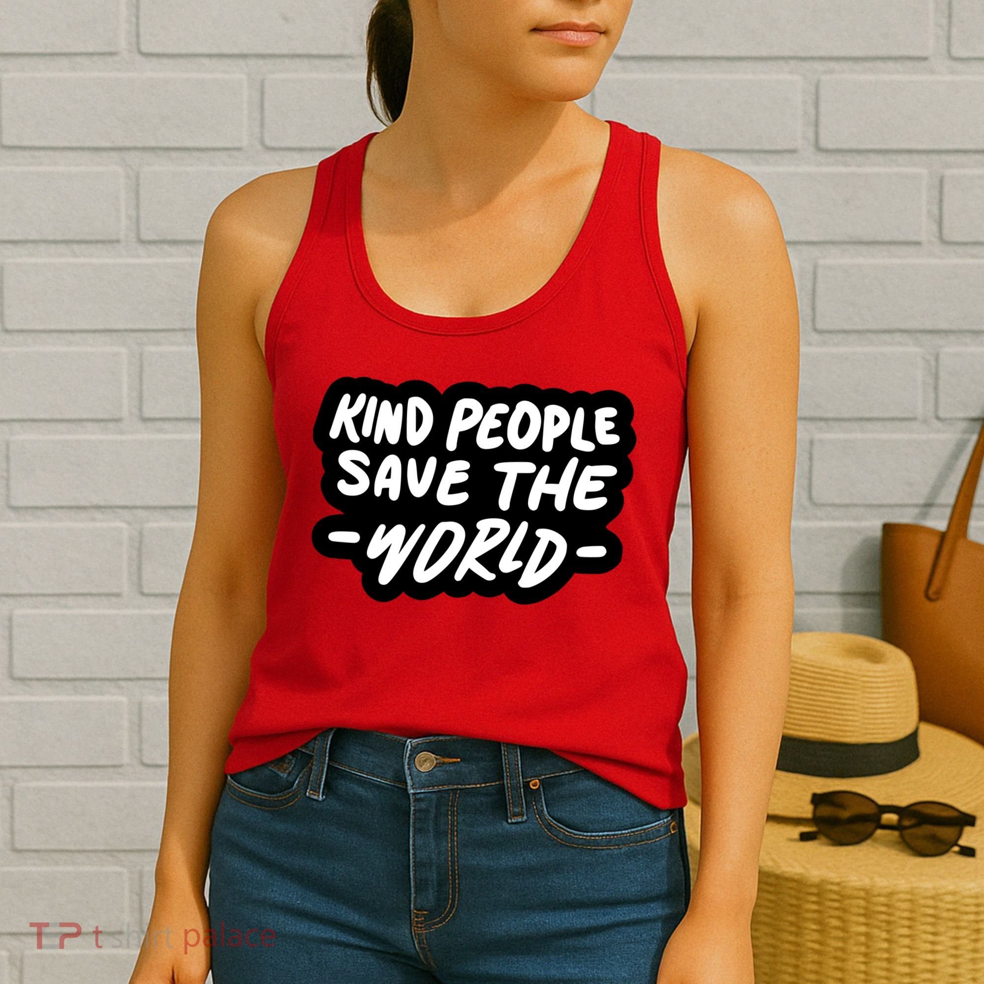 Kind People Save The World Women's Tank Top