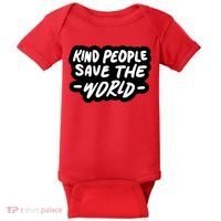 Kind People Save The World Baby Bodysuit thumb 0