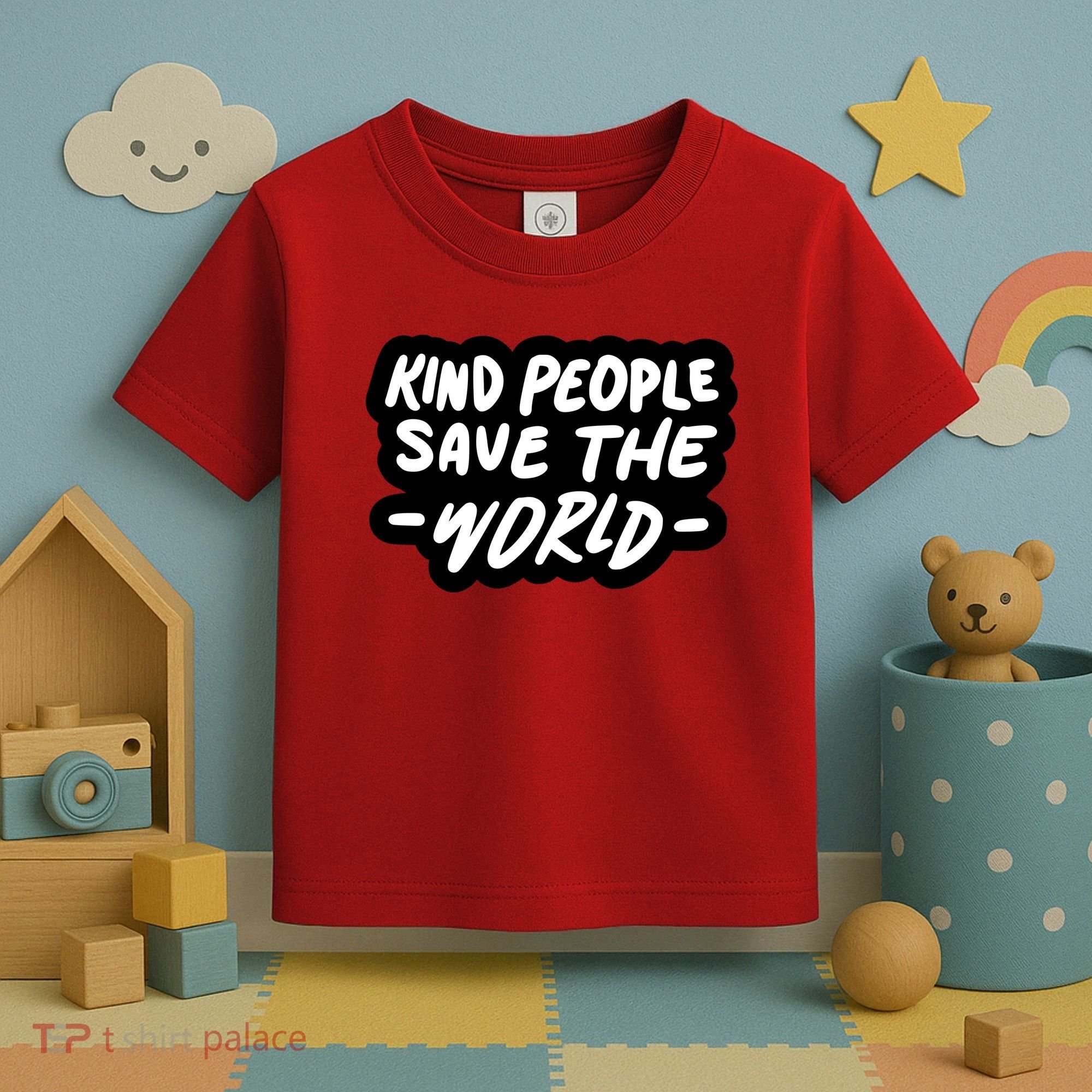 Kind People Save The World Toddler T-Shirt