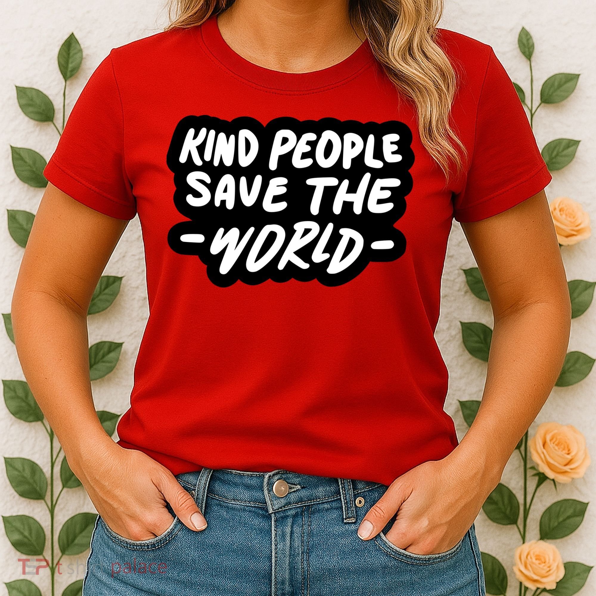 Kind People Save The World Women's T-Shirt