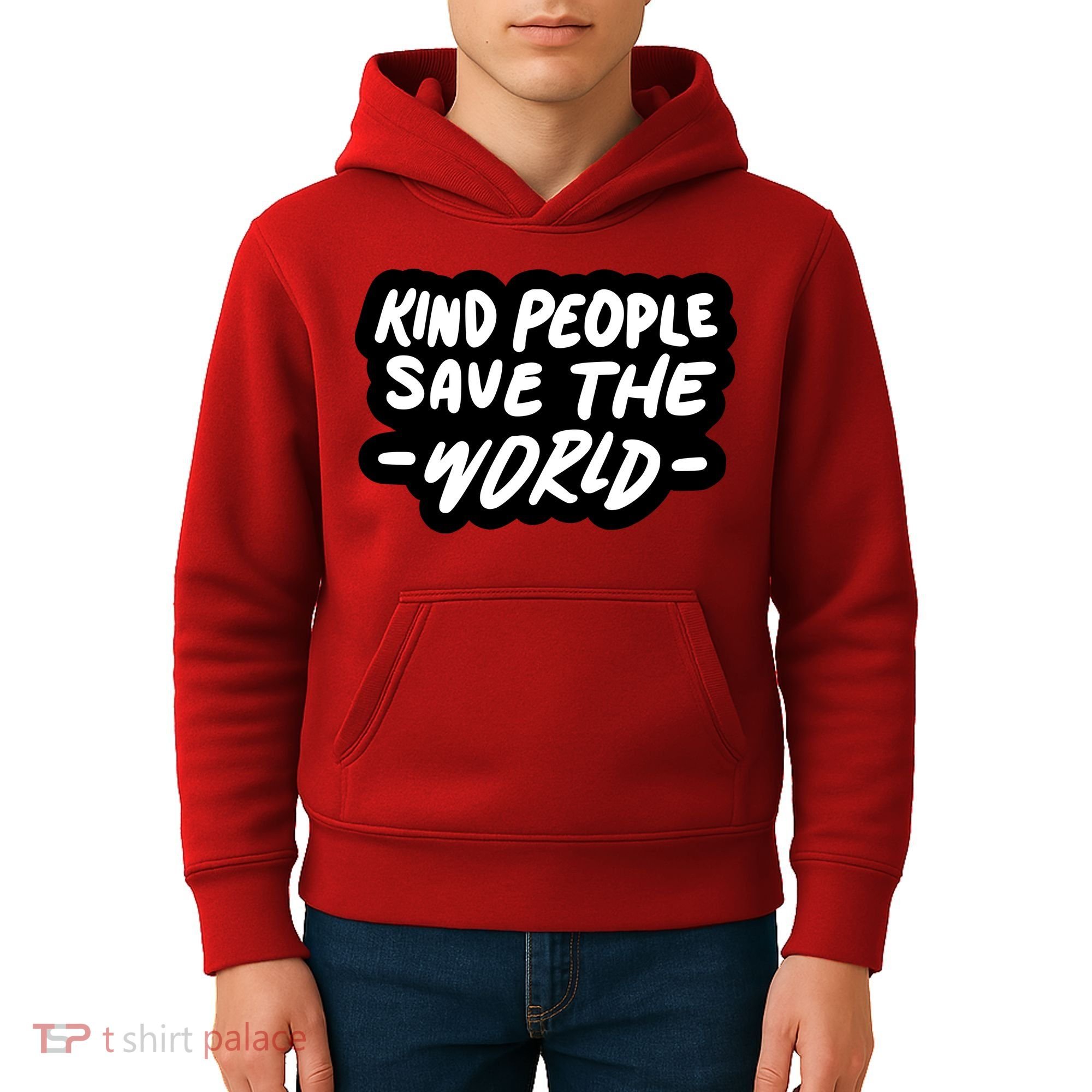 Kind People Save The World Kids Hoodie