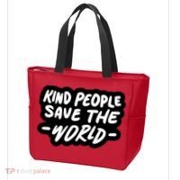Kind People Save The World Tote Bag thumb 3
