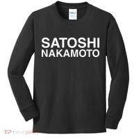 Kendrick’S Pop Satoshi Nakamoto Kids Long Sleeve Shirt thumb 0