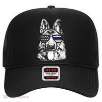 K9 Police Thin Blue Line German Shepherd Patriotic Hat thumb 0