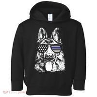 K9 Police Thin Blue Line German Shepherd Patriotic Toddler Hoodie thumb 0