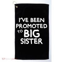 Promoted To Big Sister Golf Towel thumb 0
