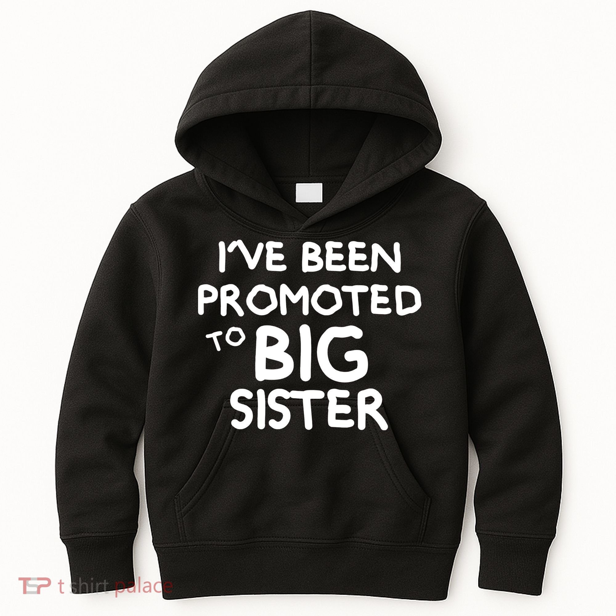 Promoted To Big Sister Kids Hoodie