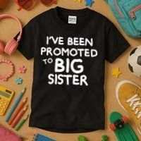 Promoted To Big Sister Kids T-Shirt thumb 3