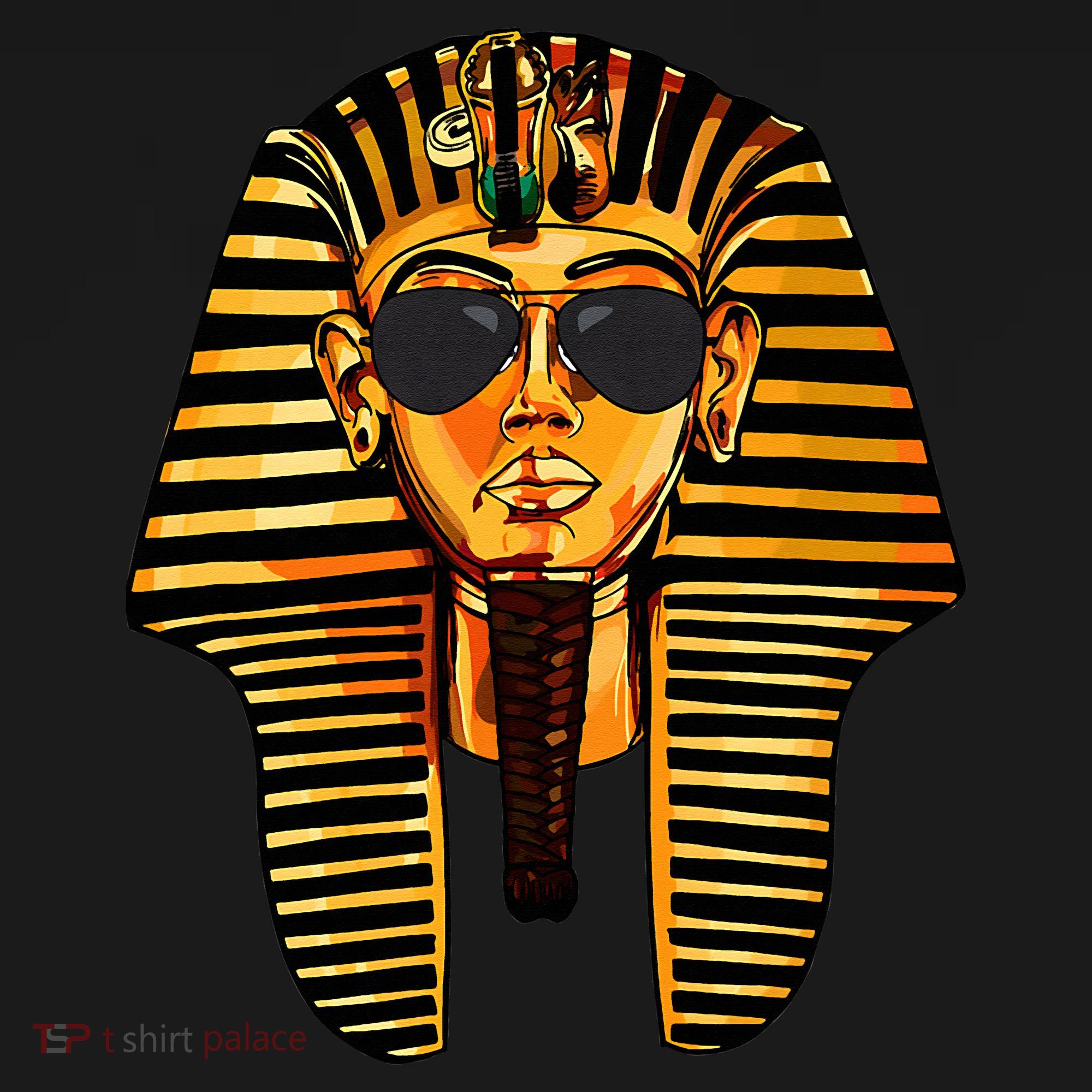 King Pharaoh Tutankhamun Sunglasses King Tut Sunglasses Women's Hoodie
