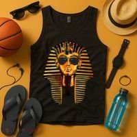 King Pharaoh Tutankhamun Sunglasses King Tut Sunglasses Tank Top thumb 4