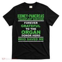 Kidney Pancreas Transplant Survivor Forever Grateful T-Shirt thumb 0