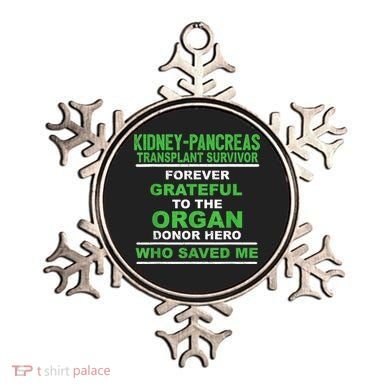 Kidney Pancreas Transplant Survivor Forever Grateful Ornament