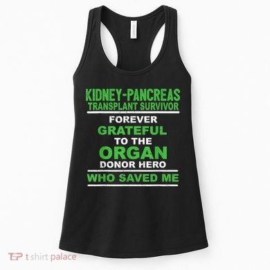 Kidney Pancreas Transplant Survivor Forever Grateful Women's Tank Top