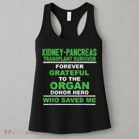 Kidney Pancreas Transplant Survivor Forever Grateful Women's Tank Top thumb 3