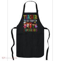 Kindergarten Prek Teacher Of Tiny Superheroes Back To School Apron thumb 0