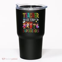 Kindergarten Prek Teacher Of Tiny Superheroes Back To School Tumbler thumb 0