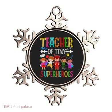 Kindergarten Prek Teacher Of Tiny Superheroes Back To School Ornament