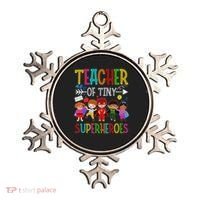 Kindergarten Prek Teacher Of Tiny Superheroes Back To School Ornament thumb 0