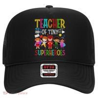 Kindergarten Prek Teacher Of Tiny Superheroes Back To School Hat thumb 0