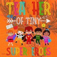 Kindergarten Prek Teacher Of Tiny Superheroes Back To School Kati Licensed 12" Camo Cuffed Beanie thumb 2