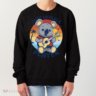Koala Playing Ukulele Women's Sweatshirt