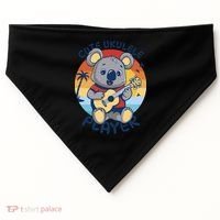 Koala Playing Ukulele USA-Made Doggie Bandana thumb 0