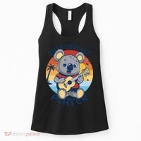 Koala Playing Ukulele Women's Tank Top thumb 0