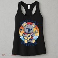 Koala Playing Ukulele Women's Tank Top thumb 3
