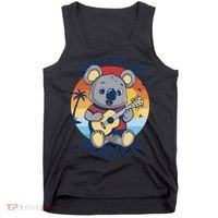 Koala Playing Ukulele Tank Top thumb 0