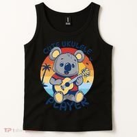 Koala Playing Ukulele Tank Top thumb 2