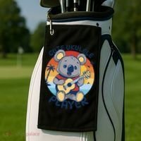 Koala Playing Ukulele Golf Towel thumb 2