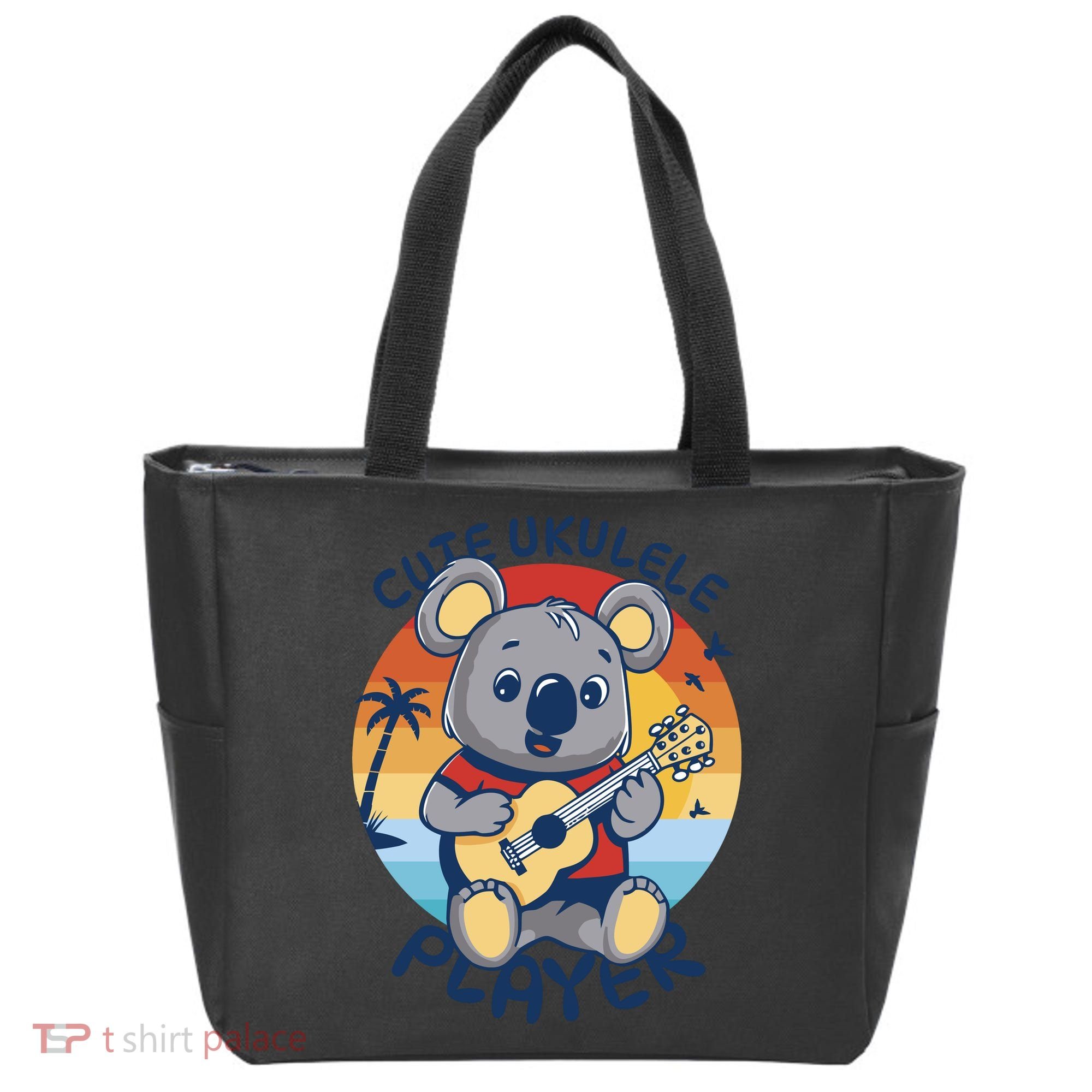 Koala Playing Ukulele Tote Bag