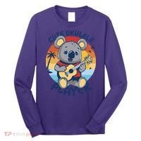 Koala Playing Ukulele Long Sleeve Shirt thumb 0