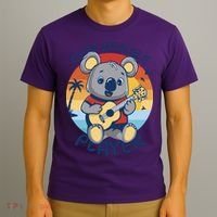 Koala Playing Ukulele T-Shirt thumb 3