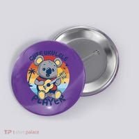 Koala Playing Ukulele Button thumb 0